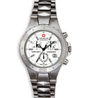 Swiss Military Hanowa Men's White Peacemaker Chronograph Watch
